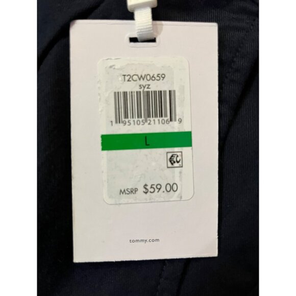 Tommy Hilfiger Belted Shorts Womens L NEW Dark Blue - Picture 6 of 13